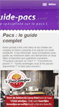 Mobile Screenshot of guide-pacs.com